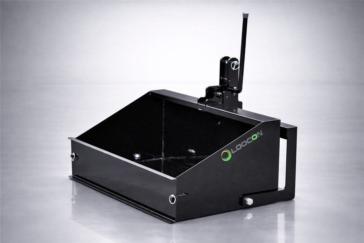 Loocon - Grondbak voor mini - compact tractor - 100cm/120cm/150cm